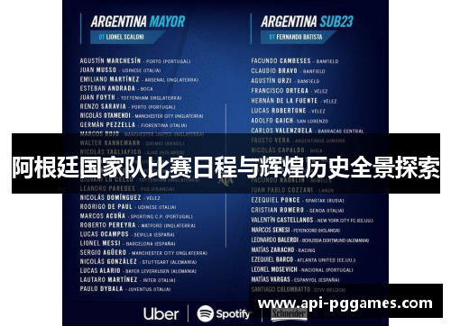 阿根廷国家队比赛日程与辉煌历史全景探索