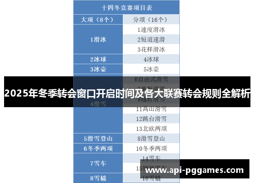 2025年冬季转会窗口开启时间及各大联赛转会规则全解析 2025年冬季转会窗口开启时间及各大联赛转会规则全解析