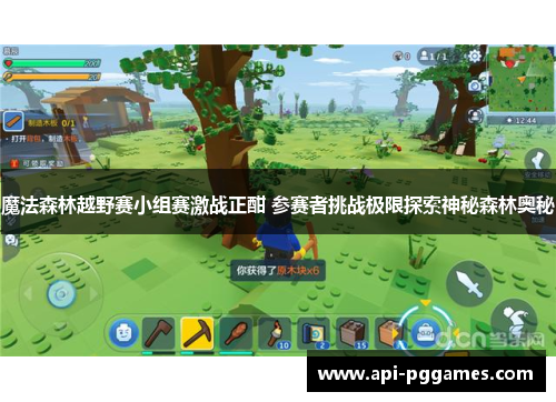 魔法森林越野赛小组赛激战正酣 参赛者挑战极限探索神秘森林奥秘
