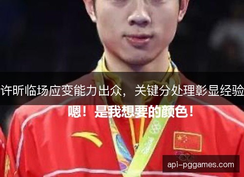 许昕临场应变能力出众，关键分处理彰显经验